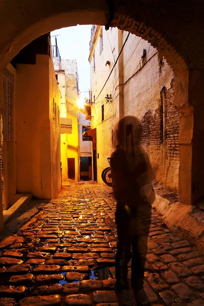 Gatubilden i Meknès, Marocko, Afrika — Stockfoto