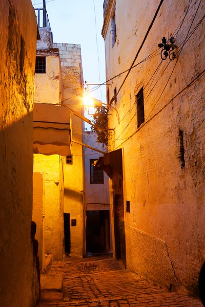 Gatubilden i Meknès, Marocko, Afrika — Stockfoto