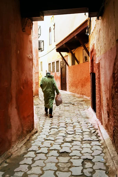 Gatubilden i Meknès, Marocko, Afrika — Stockfoto