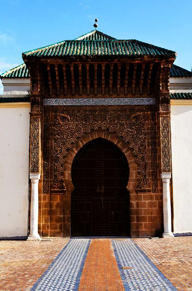 フェズエルバリ、モロッコ、アフリカの旧いメディナのアーキテクチャ — ストック写真