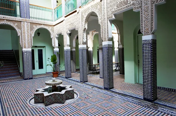 Arkitekturen av gamla medina fes el-bali, Marocko, Afrika — Stockfoto