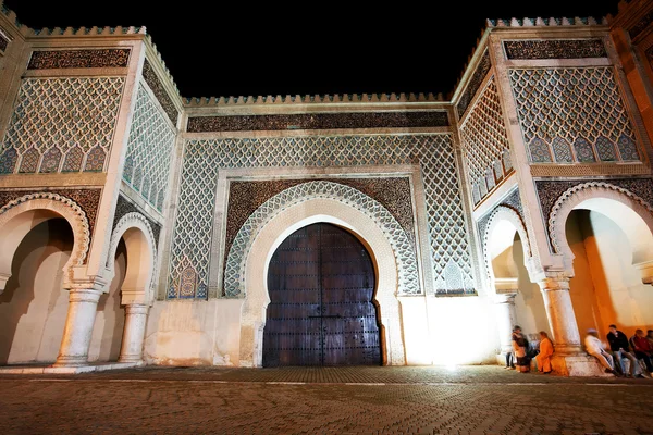 フェズエルバリ、モロッコ、アフリカの旧いメディナのアーキテクチャ — ストック写真