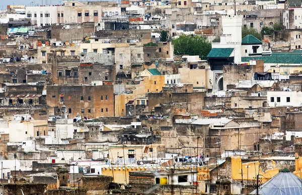 Αρχιτεκτονική της παλιά Μεντίνα της Φες Μαρόκο, Αφρική — Φωτογραφία Αρχείου