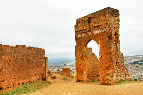 Merenid Fortress, Fes El Bali Imperial City, Morocco, Africa — Stock Photo, Image