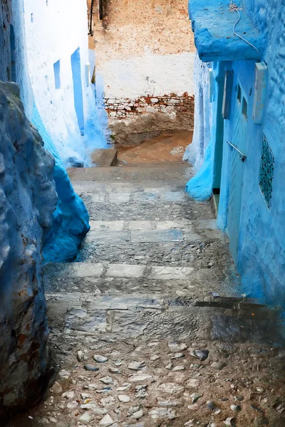 Architekturdetail in chefchaouen, Marokko, Afrika — Stockfoto