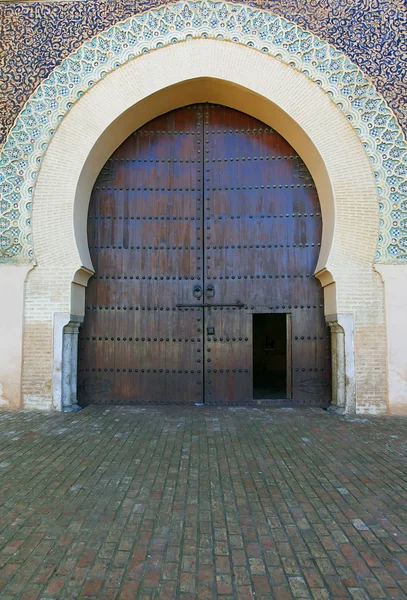 Bab El Mansour Gate, Meknes, Marrocos — Fotografia de Stock