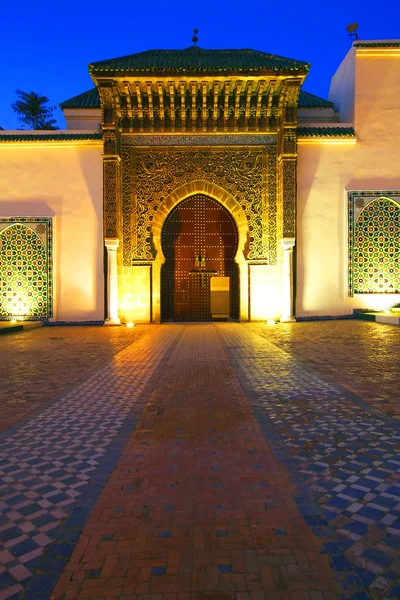 Мавзолей Муле Исмаил, Мекнес, Марокко, Африка — стоковое фото