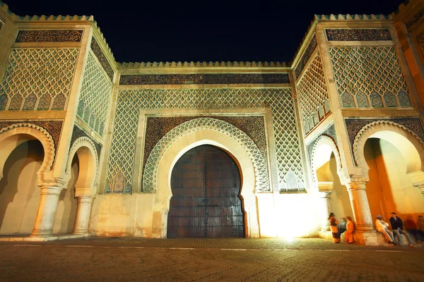 Bab el mansour, Meknès, Marocko, Afrika — Stockfoto