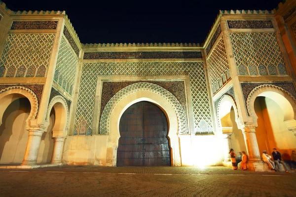 Bab el Mansur, meknes, Fas, Afrika — Stok fotoğraf