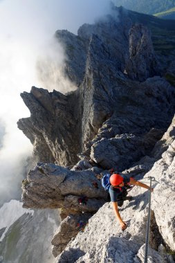 tırmanma alpinists koenigsjodler rota, Avusturya