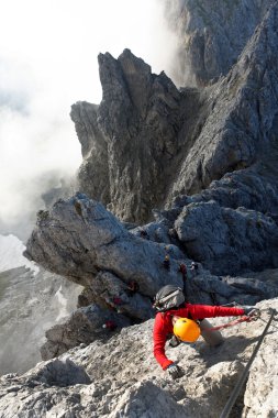tırmanma alpinists koenigsjodler rota, Avusturya