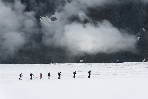 Gletsjer expeditie — Stockfoto