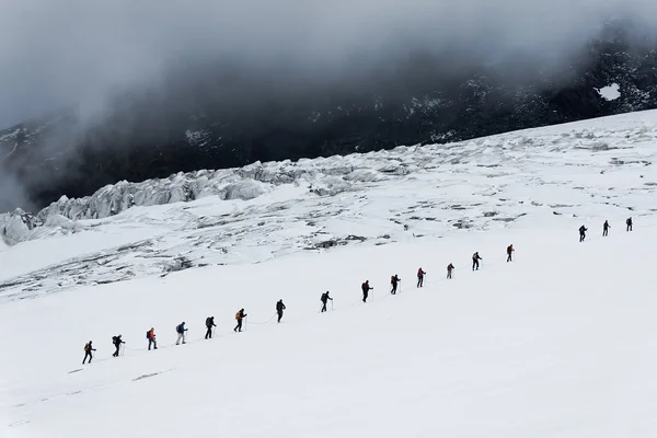 氷河探検隊 — ストック写真
