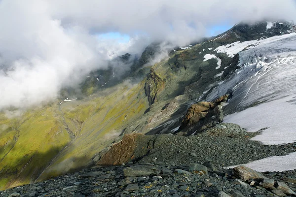 Teischnitz glaciär, grossglockner, Österrike, Europa — Stockfoto