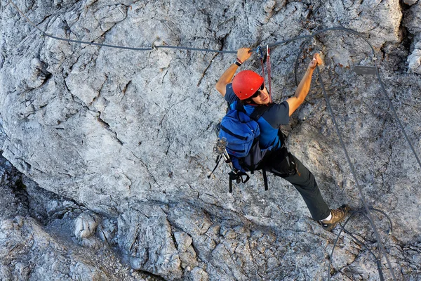 Skialpinistické na koenigsjodler trase, Rakousko — Stock fotografie