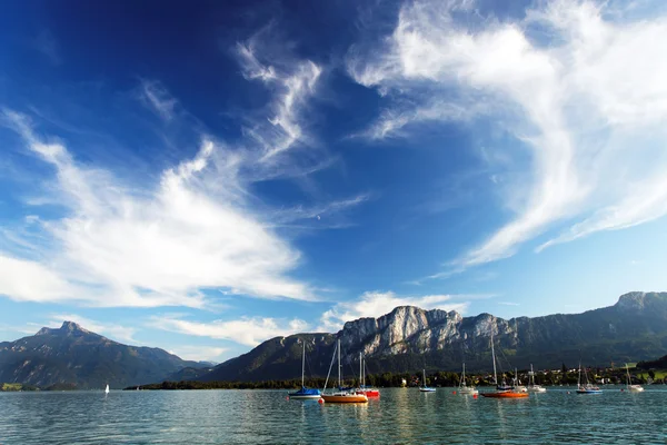 Wörthersee w Austrii, Europa — Zdjęcie stockowe