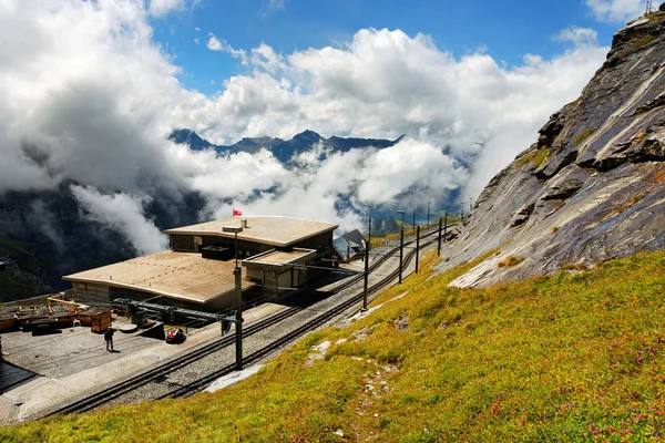 Eiger gletscher railwaystation, İsviçre — Stok fotoğraf