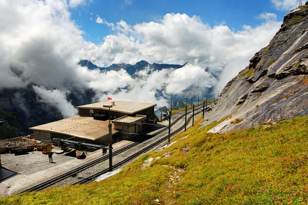 Eiger Gletscher Railwaystation, Switzerland — Stock Photo, Image