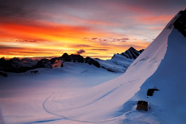 Dağ manzarası, nın oberland, İsviçre - unesco miras — Stok fotoğraf