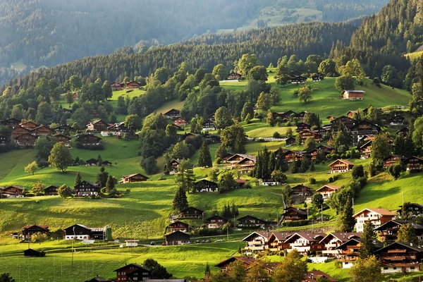 Grindelwald Village in Berner Oberland, Switzerland — Stock Photo, Image