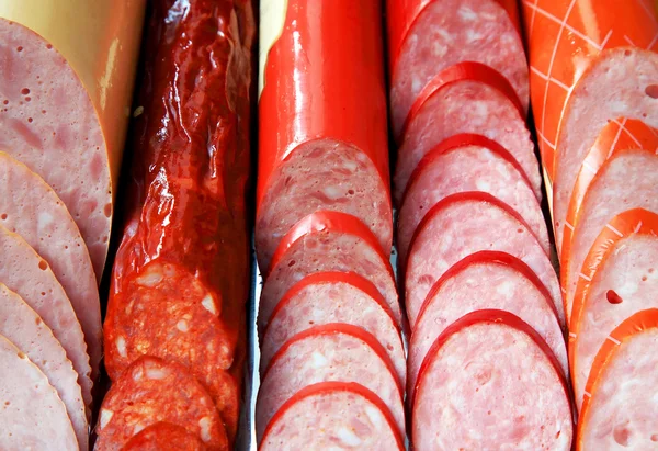 Surtido de salami —  Fotos de Stock