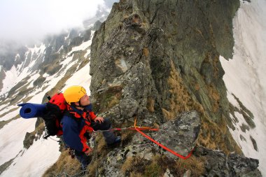 tırmanma fagaras Dağları, Transilvanya, Romanya