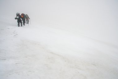Alp fagaras dağlar, Transilvanya, Romanya'da trekking