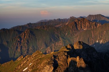 Alp peyzaj Transilvanya Alpleri, Romanya