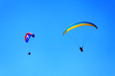 Paragliding clipart