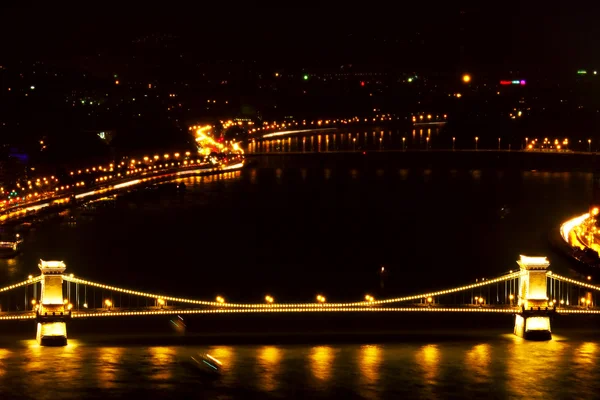 Budapest natten — Stockfoto