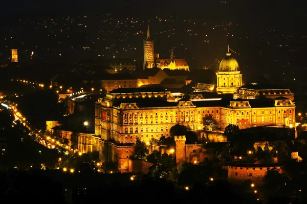Noc v Budapešti — Stock fotografie