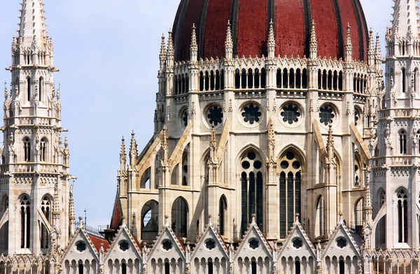 Budapešť, budova parlamentu — Stock fotografie