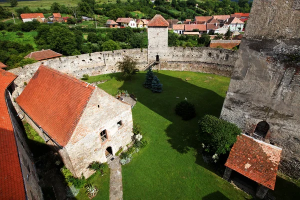 Середньовічна фортеця Calnic — стокове фото