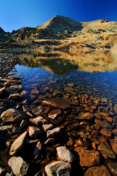 在 retezat 山，罗马尼亚的秋景 — 图库照片