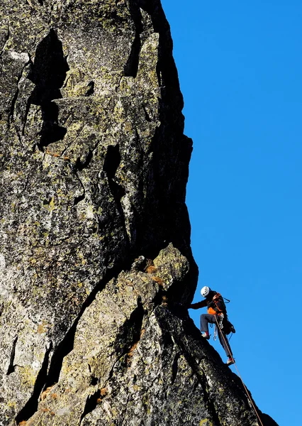 Alpinistă alpinistă — Fotografie, imagine de stoc