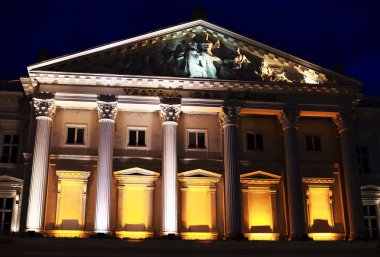 Ioan slavici tiyatro - arad, Romanya, Avrupa'nın mimari detay