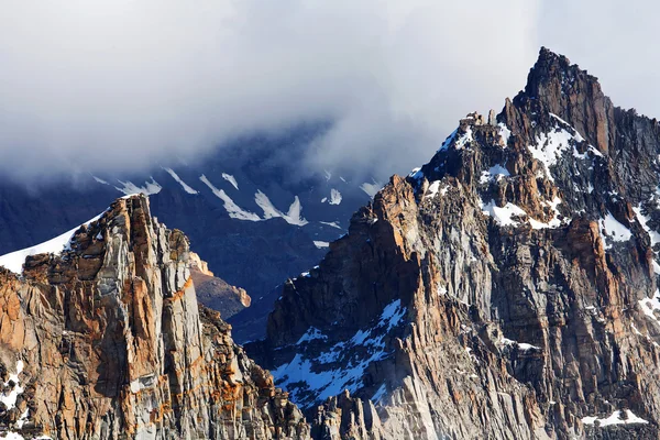 Horská krajina v národním parku gran paradiso, Itálie — Stock fotografie