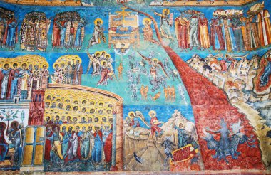 voronet Manastırı boyalı duvar, unesco miras, Moldovya, Romanya