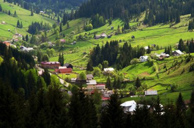 dağ köyünde occidental Karpatlar, Moldovya, Romanya