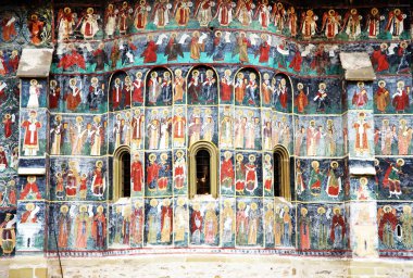 voronet Manastırı boyalı duvar, unesco miras, Moldovya, Romanya