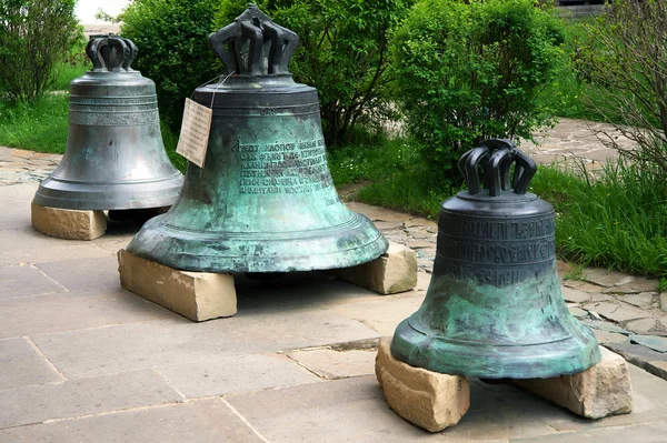 Vecchie campane del Monastero di Putna, Romania, Europa — Foto Stock