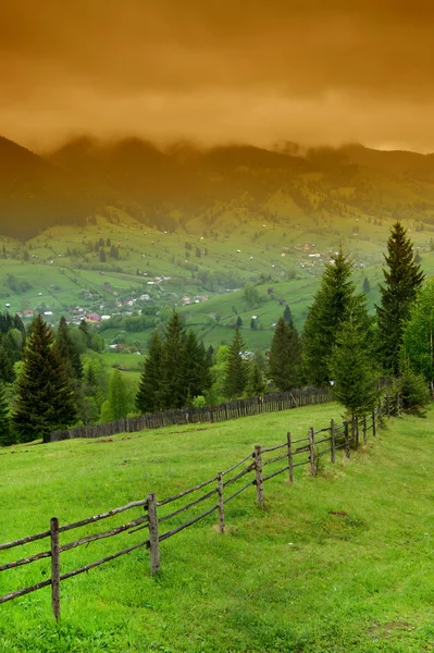 Mountain landscape in Moldavia, Romania,Europe — Stock Photo, Image