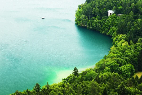 Ausgebluteter See, Slowenien, Europa — Stockfoto