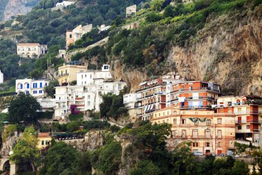 Amalfi'da günbatımı ışığı