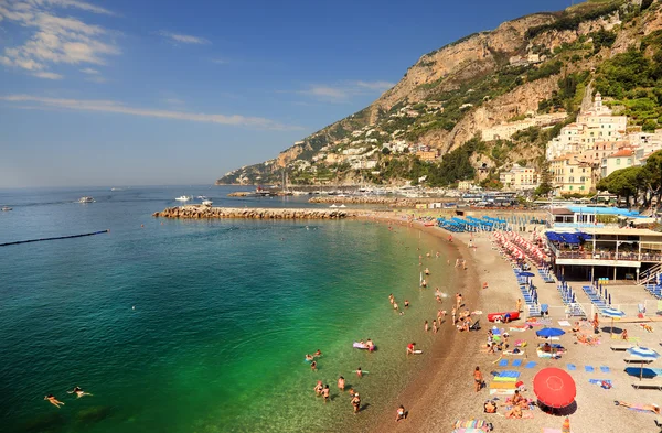 Positano an der Amalfiküste — Stockfoto