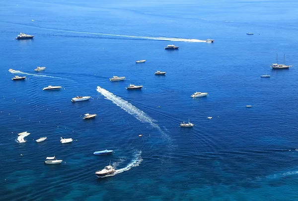 Marina Grande en Capri Island, Italia, Europa — Foto de Stock