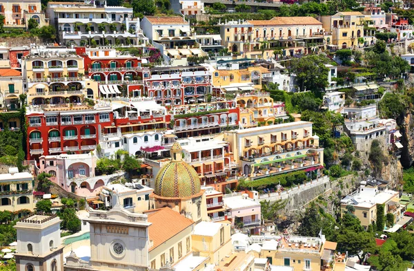 Positano, amalfi pobřeží, Itálie, Evropa — Stock fotografie