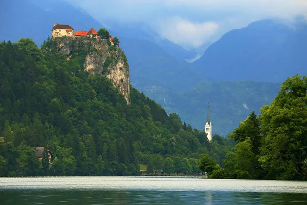 Средневековый замок Блед, Словения — стоковое фото