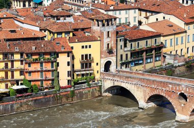 verona, İtalya, Avrupa hava mimari detay