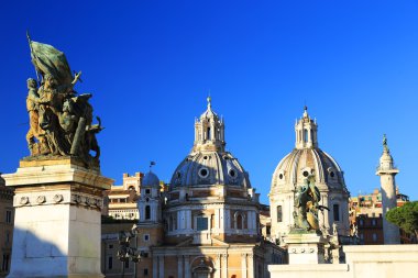 Il Vittoriano'ya (altare della patria) piazza venezia, rome, İtalya